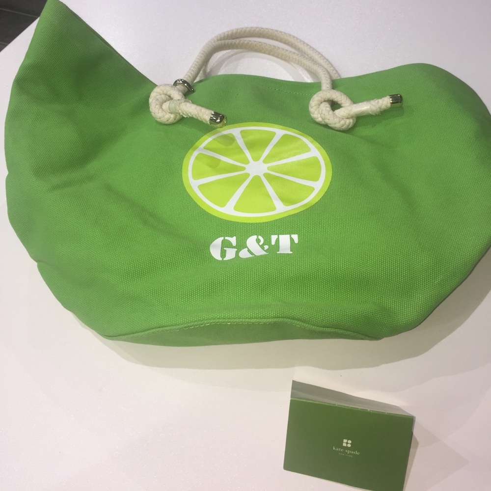 Kate Spade G&T Gin Tonic Large Tote Bag